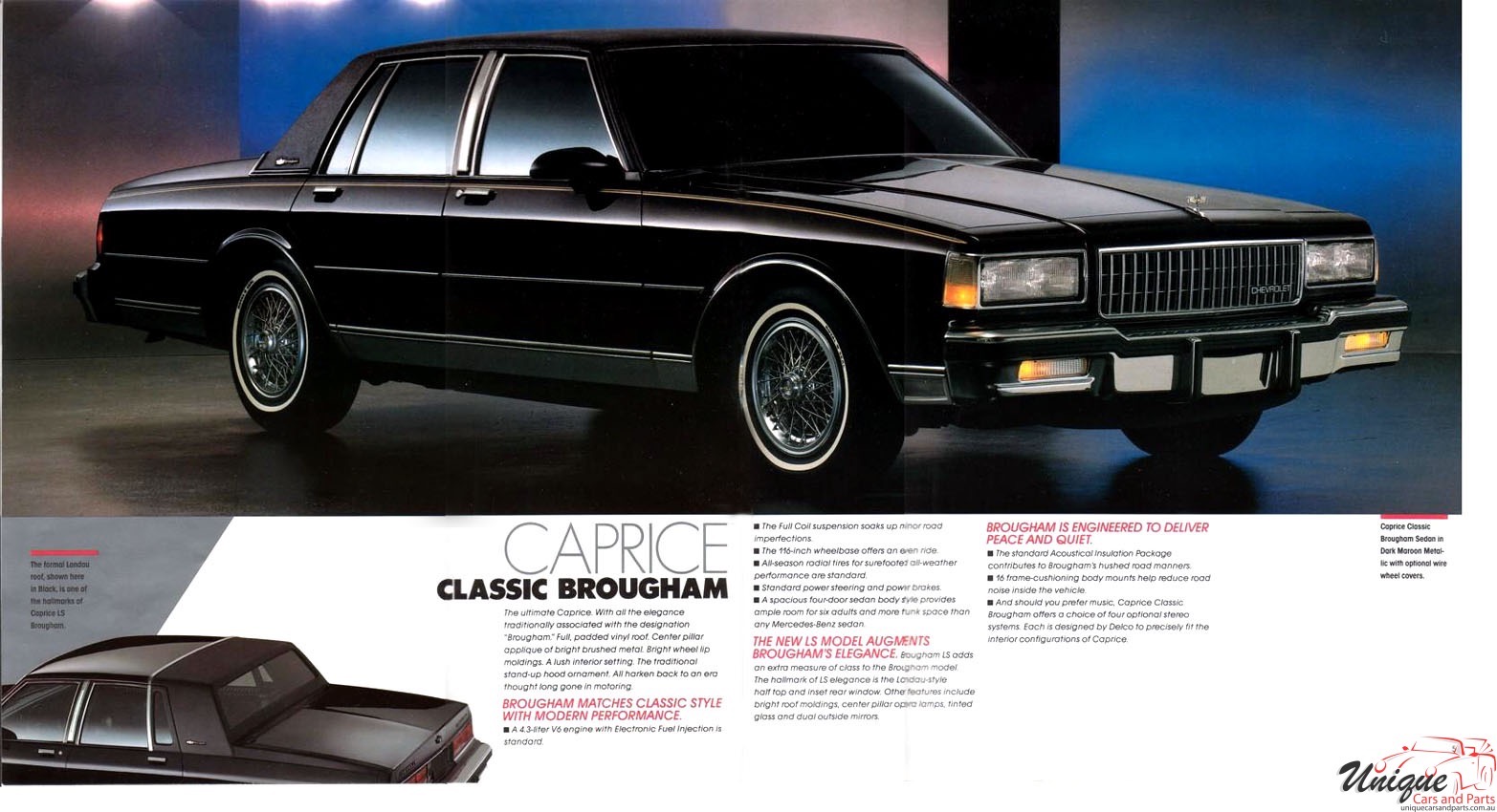 1987 Chevrolet Caprice Classic Brochure Page 8